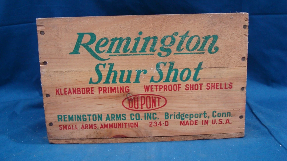 Remington Vintage Wooden Hunting Ammo Boxes for sale - eBay