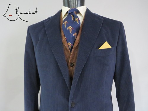 Ermenegildo Zegna "CASHCO" Corduroy cashmere blend sport coat 44 R