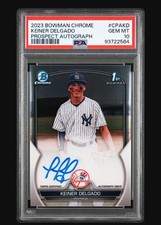 2023 Bowman Chrome - Prospect Autographs Keiner Delgado #CPA-KD (AU, RC)
