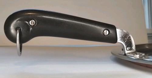 Vtg Revere Ware USA Copper Bottom Griddle Bacon Fry Pan Flat Skillet Pancake - Picture 6 of 17