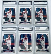 Shohei Ohtani Graded Gem Mint 10 Lot of 6. 2023 Bowman #51