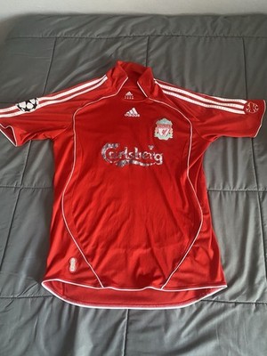 adidas Liverpool FC Steven Gerrard #8 Red Men's Soccer Jersey M
