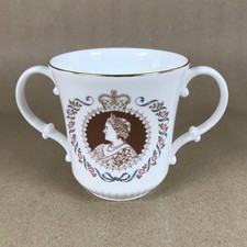 Royal Doulton 80th Birthday Queen Mother Loving Cup