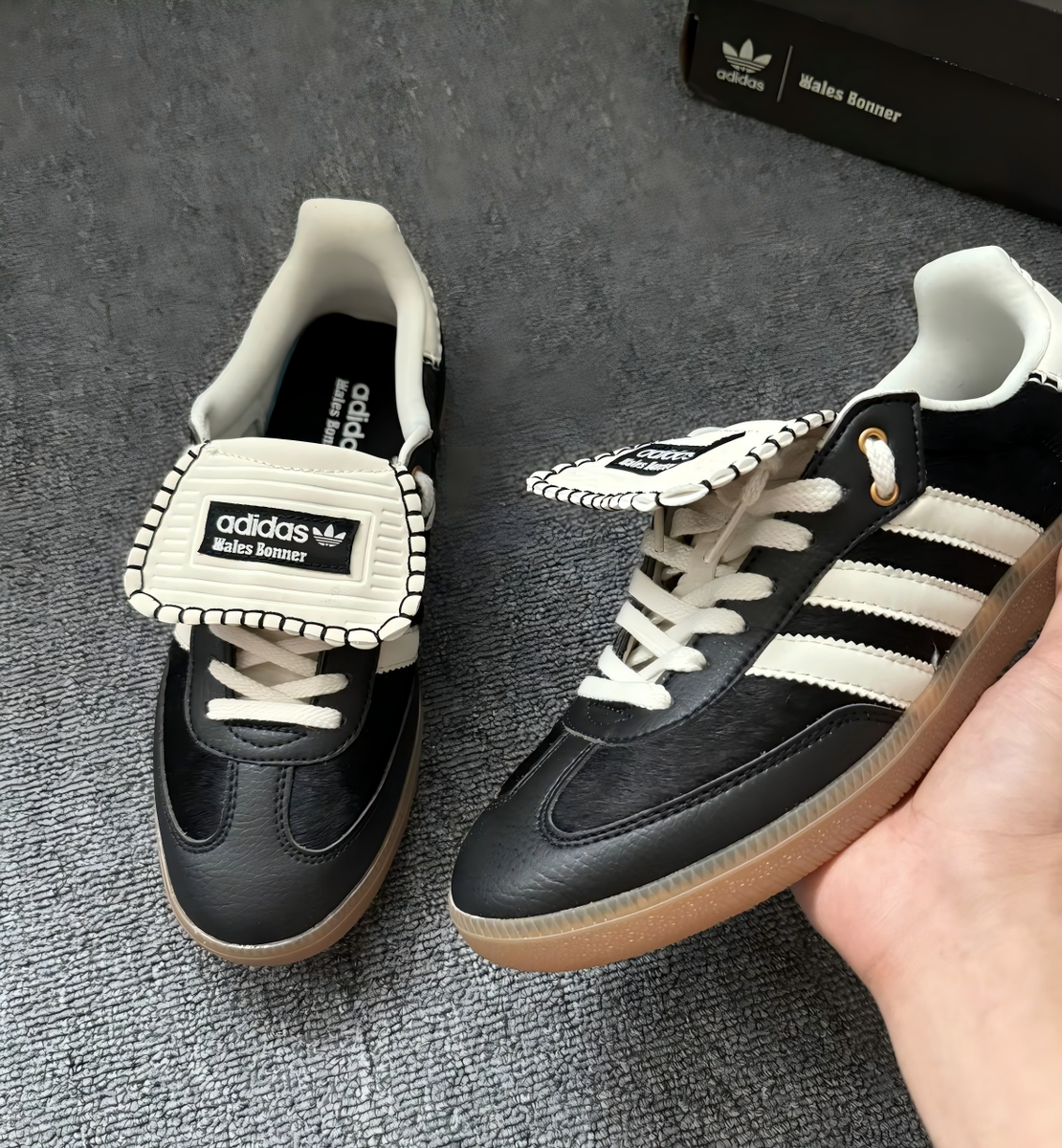 Wales Bonner ×  Samba 27cm Men's WALES BONNER x Adidas Originals Samba Pony Tonal Low Top