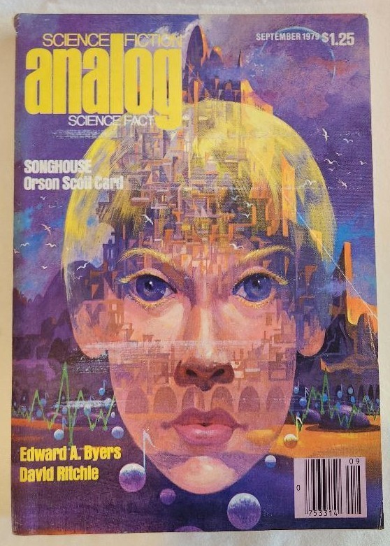 analog science fiction magazine, Sept 1979, with Orson Scott Card