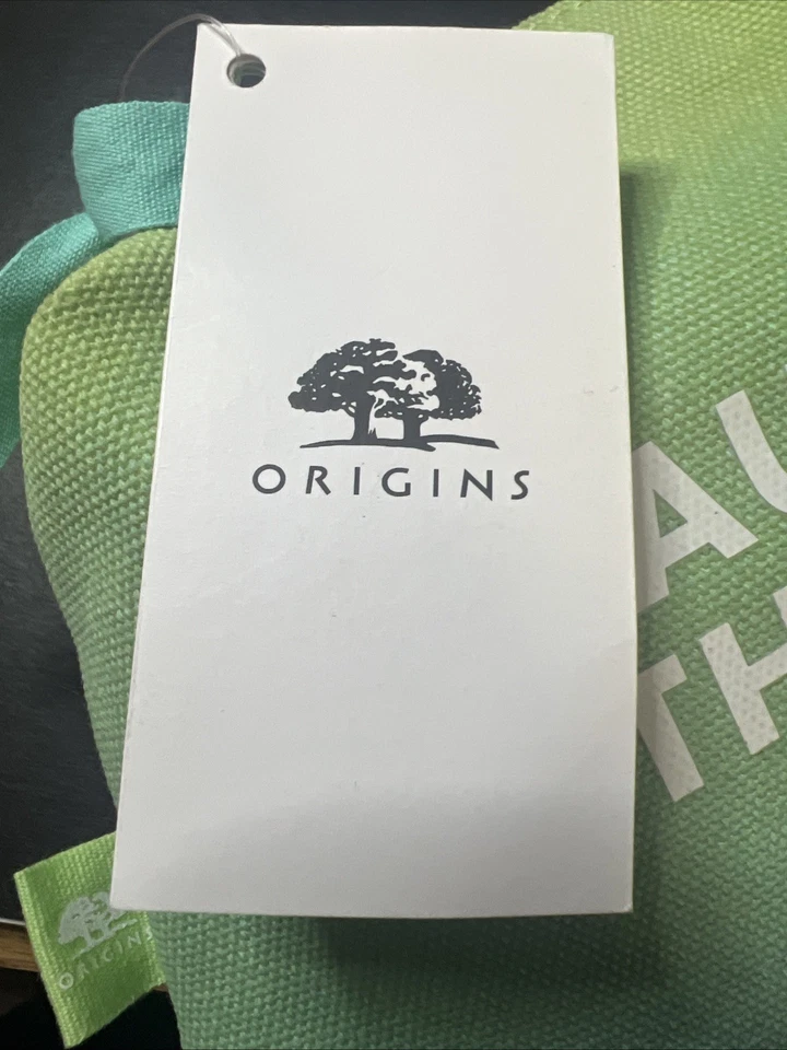 Bolso de cosméticos Origins nuevo con etiquetas Beauty Is On The Inside con cremallera superior bolsa de 9,5"x7" solamente Foto 4 de 4