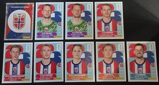 2026 World Cup Panini Stickers Norway Team Set Of 8/20 (Extra #2)