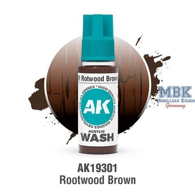 AK Interactive S.L. AK-19305 SEPIA FILTH  ACRYLIC WASH