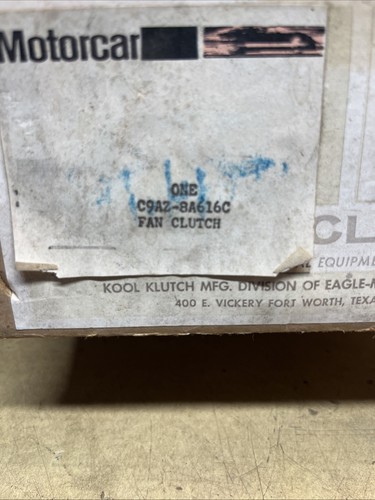 NOS 1969 FORD GALAXIE 351 V8 FAN CLUTCH C9AZ-8A616-C - Foto 2 di 15