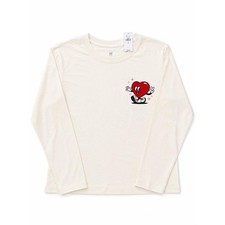 Kids Gap Big Heart Frost Long Sleeve T-Shirt - Girls Size M 8
