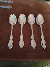 Set Of 4 SSS by Oneida RENOIR- PEMBROOKE Stainless 6" Teaspoons VG++