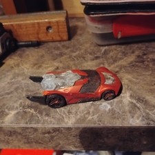 2005 Hot Wheels Acceleracers Racing Drones RD-09 Red with Red Rims Rare Loose