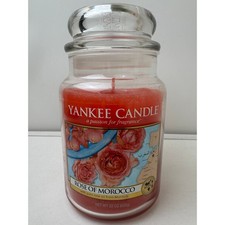Yankee Candle Retired World Journeys Rose of Morocco Large 22oz