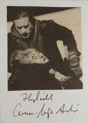 Autograph German TV and Film Actress Carmen Maja Antoni (121090)