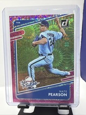 Nate Pearson #TR6 Donruss The Rookies Pink Fireworks MLB 2021 Toronto Blue Jays