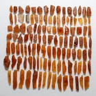 Fire Current — 116 PC Natural Orange Kyanite 6mm-24mm Untreated Rough Gemstones