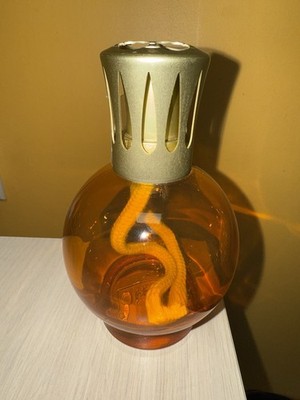 LAMPE BERGER MARIGOLD GLASS CATALYTIC FRAGRANCE LAMP BOWL + BURNER WICK NEW