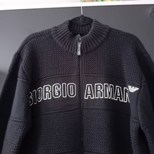 Giorgio Armani Herren Strickpullover Schwarz ...