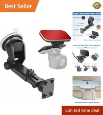 Upgraded 2-Pack Carplay  Backup Camera Mount - Super Strong Grip  Stability