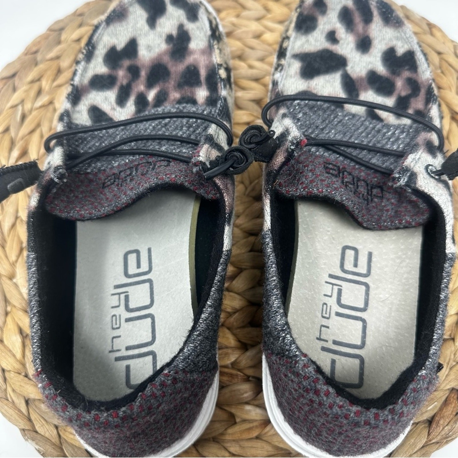 HEY DUDE Wendy Patchwork Slip On Java Size 8 Wome… - image 8