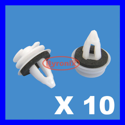BMW ANTI RATTLE DOOR PANEL CARD CLIPS WHITE PLASTIC E34 E36 E38 E39 E46