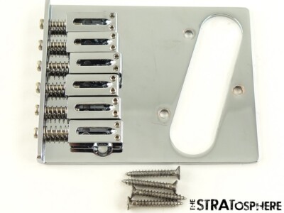 Fender Squier Sonic Telecaster Chrome 6 Saddle BRIDGE, Tele! | eBay