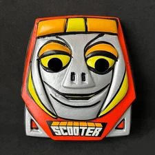 COOL VINTAGE ULTRA RARE “SCOOTER” GO-BOTS MASK MADE IN ARGENTINA PLASTIRAMA NOS