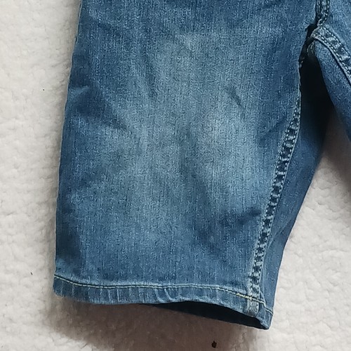 Lee Dungarees Jean Shorts Mens 32x10 Carpenter Denim Blue Work Wear - Picture 5 of 11