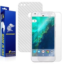 ArmorSuit Google Pixel XL Screen Protector  White Carbon Fiber Skin Made in USA