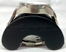 Oris 7644-40 Chronograph Steel Black Dial 43mm Men's Watch 6