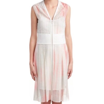 Elie Tahari White A-line Dress; NWT; $448; Sz 6