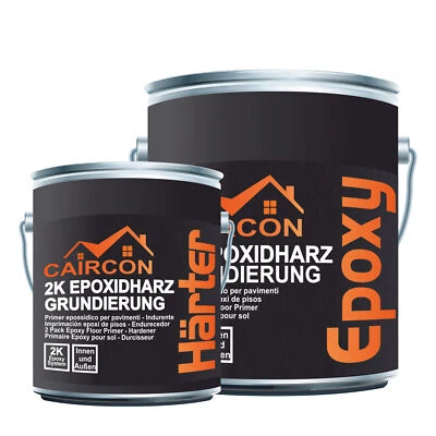 CAIRCON 2k Epoxy Grundierung Beton Epoxidharz Tiefengrund Haftgrund Grundierharz Boden