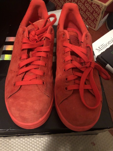 stan smith suede red