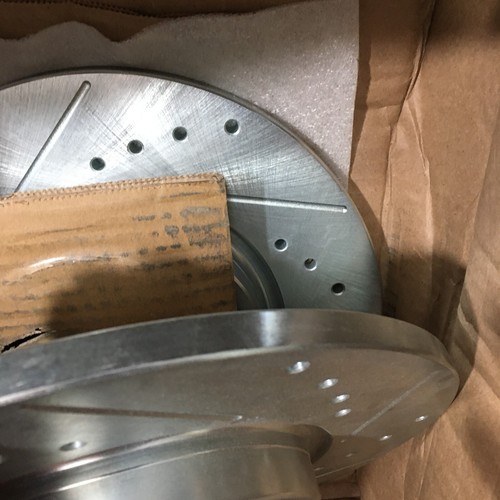 Disc Brake Rotor Set-Rear Drilled, Slotted pair AR83089XL AR83089XR - Picture 6 of 6