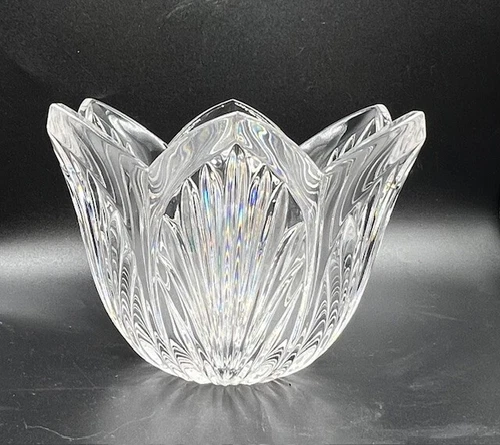 VTG Marquis by Waterford Lead Crystal Tulip Pedal Bowl - EUC - FREE SHIPPING
