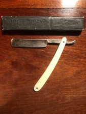 Antique / Vintage Carl Rob, Schaaf and Co Solingen German Straight Razor & Box