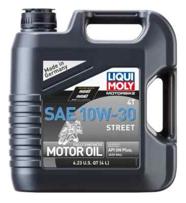 Liqui Moly Synthetic 4T Engine Motor Oil 10W30 4L Street Motorcycle