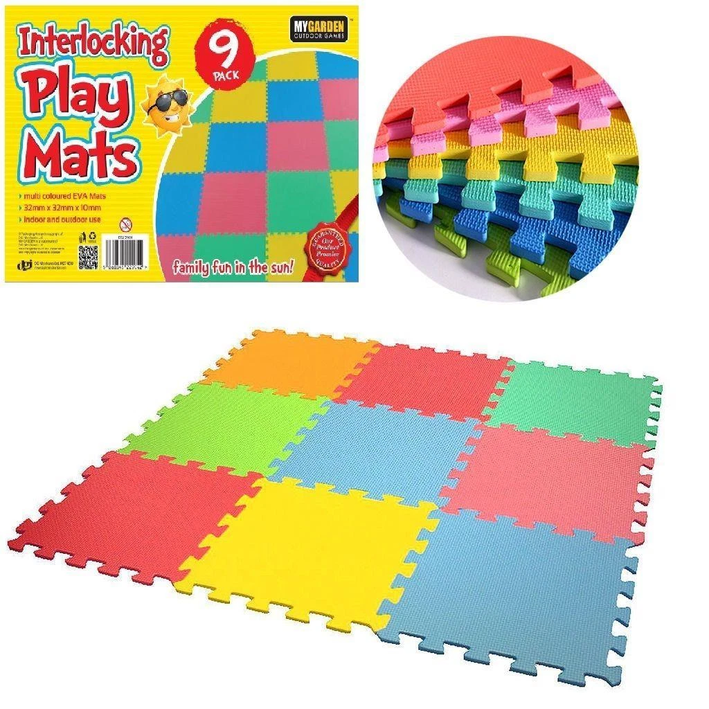Kids Interlocking Soft Baby EVA Soft Foam Activity Play Mat Tiles Floor AntiSlip
