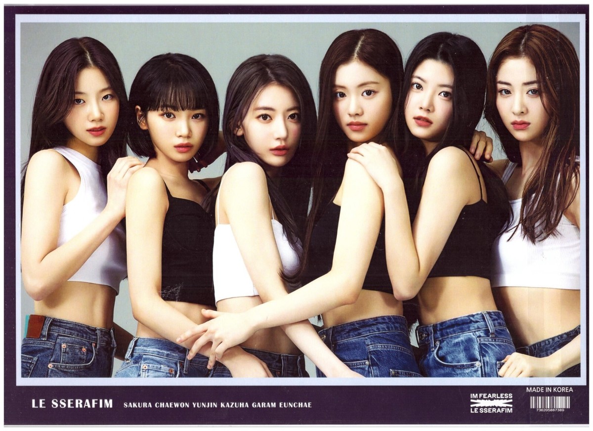LE SSERAFIM Photo Poster [10P Pack] (A4 Size) K-POP 2207-000 | eBay