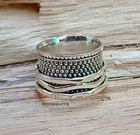 925 Sterling Silver Spinner Band Ring Statement Ring Handmade Ring All size Dk 2