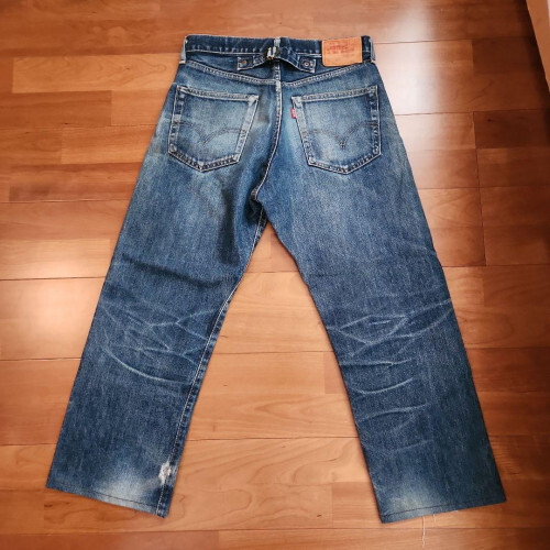 Levi's 702 xx Jeans, Size W31, Blue, Button Fly, Big E, VG Levi's 702 xx Jeans, Size W31, Blue, Button Fly, Big E, VG