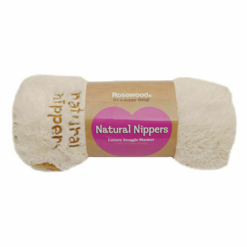 ROSEWOOD NATURAL NIPPERS SOFT PLUSH DOG PUPPY TOYS BALL BLANKET CUSHION RING - Picture 9 of 10