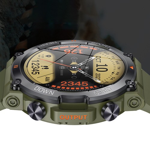 Military Smart Watch for Men(Answer/Make Calls) Rugged Tactical Fitness Tracker - Photo 10 sur 18