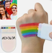 Vibrant Rainbow Body Art Paint Stick Pride Flag, St Pats, KidsParties, Festivals