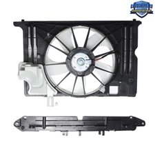 Radiator Condenser Cooling Fan Assembly For 2014-2019 Toyota Corolla SE LE XSE