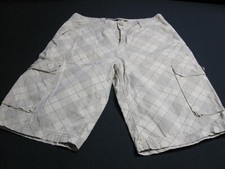 Southpole Boys Kids Khaki Cargo Geometric pattern Shorts Sz 12 7713