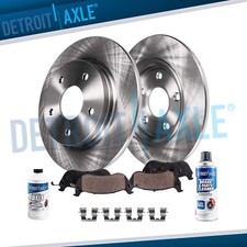 11.46 inch REAR Disc Rotors Brake Pads for 2004 - 2008 2009 2010 Toyota Sienna