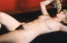 Org Nude Camera Club 1960s 35mm Slide / Negative- Woman with Grapes- Blond #3