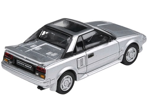 1985 Toyota MR2 MK1 Super Silver Metallic with Sunroof 1/64 Diecast Model Car by - Picture 2 of 4