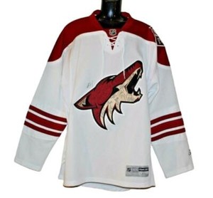Signed PHOENIX COYOTES Drawstring Jersey SEWN KOHO XL Doan, Reider, Dominge Team